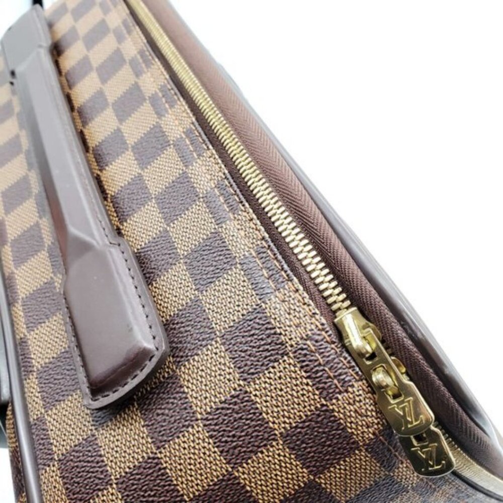 Authentic Louis Vuitton Pegase 45 Damier Ebene Rolling Suitcase Carry On - Picture 4 of 15